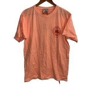Pirana Joe Coral Pink Dominican Republic T-Shirt NWT